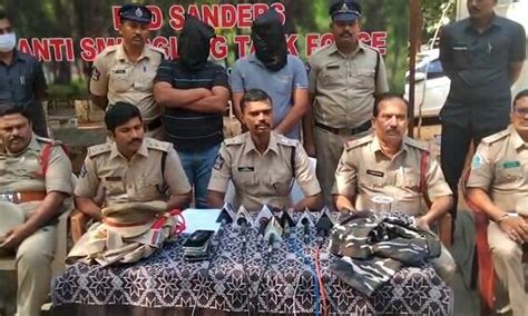 Most Wanted Red Sanders Smuggler Brothers Nabbed Near Tirupati