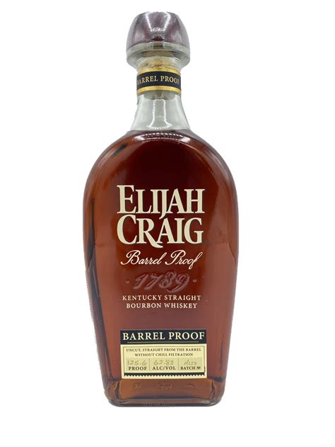 Elijah Craig Barrel Proof Bourbon A123 750mL – Deer Park Wine & Spirits