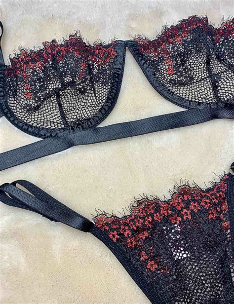 Conjunto Lingerie Gringa De Renda Sexy Sem Bojo TJ Vip