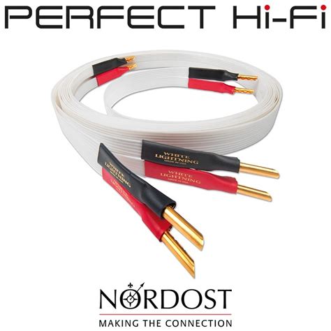 Nordost White Lightning Speaker Cable 3 Meter Pair | PERFECT HI-FI