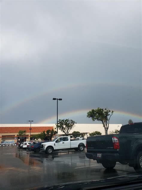 Didnt see any posts of yesterdays double rainbow : r/orangecounty