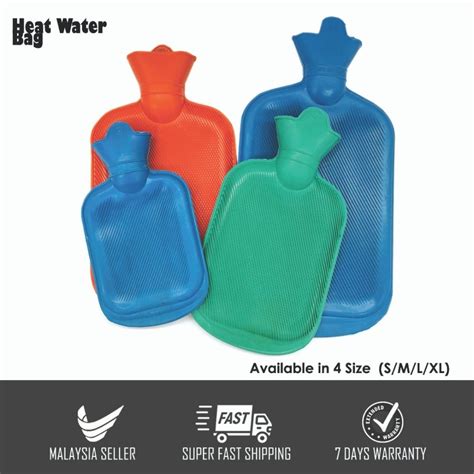 Thick Rubber Hot Water Bottle Pouch Bag Bag Air Panas Getah Tebal