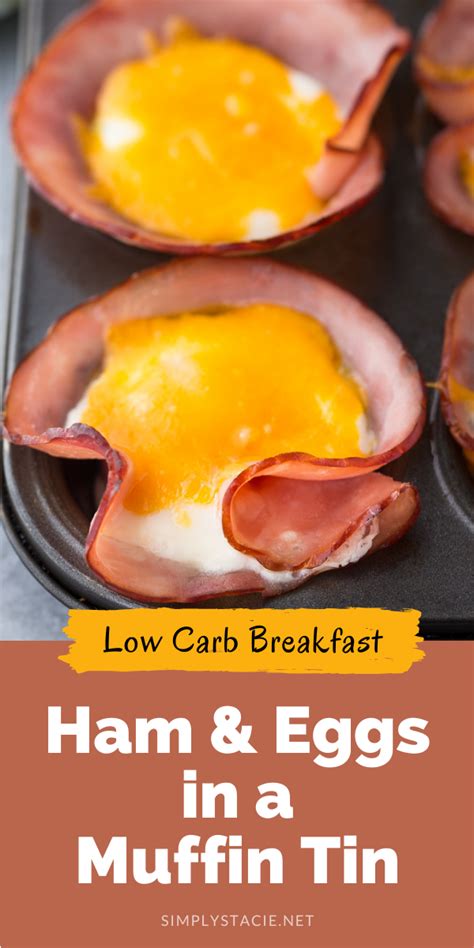 Ham Eggs In A Muffin Tin Savory And Filling This Low Carb