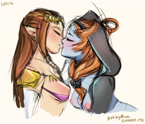 Daily Sketch Zelda And Midna By MinaCream Hentai Foundry