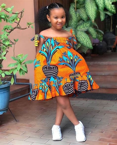 Fabulous And Lovely Ankara Short Gown Styles For Kids African Dresses