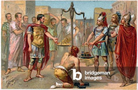 Image Of History Ancient Rome The Gaul Army Leader Brennos Brennus