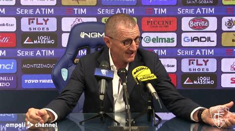 Le Parole Di Mister Andreazzoli Al Termine Di Empoli Roma Youtube