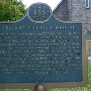 Read the Plaque - Precious Blood Cathedral