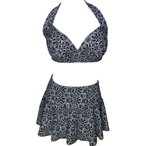 Ripley BIKINI TOP COPA CON FALDA DIAN FOSSEY NEGRO GL