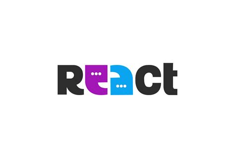 Logo & Visual Identity for "REACT" by Graphix Valley on Dribbble