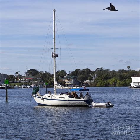 Sailing At Ballard Park On The Eau Gallie River In Melbourne Flo