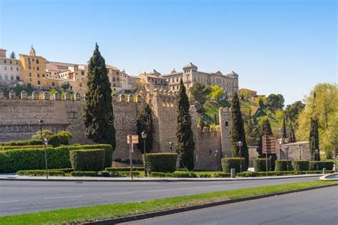 City Walls of Toledo - Toledo, Spain Stock Image - Image of famous ...