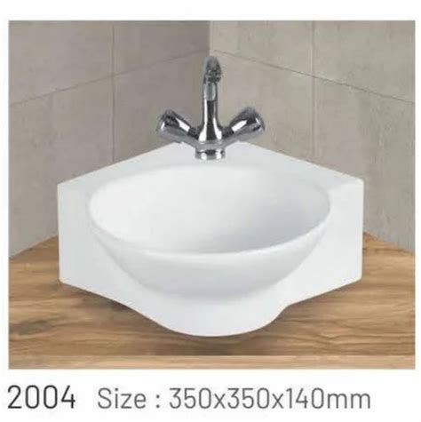 Ceramic Semi Recessed Basin Wash Basins At Rs 730piece In Morbi Id