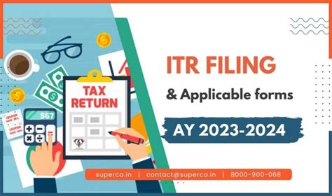 Itr Filing For Ay 2023 24 Hassle Free Expert Assistance Superca