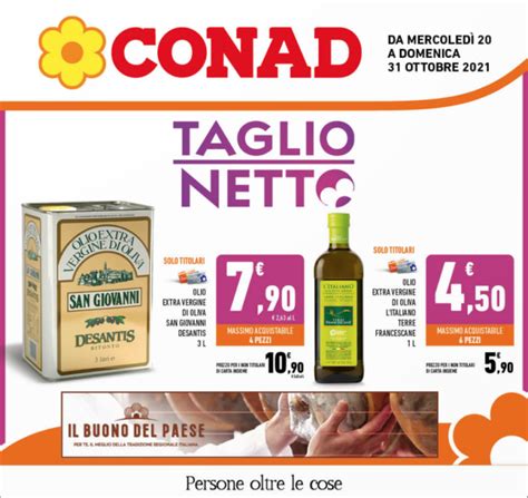 VOLANTINO CONAD TAGLIO NETTO COSENZA PRIME