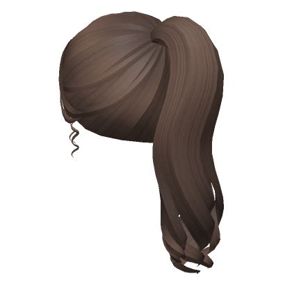 Brown Elegant Curly Ponytail S Code Price RblxTrade