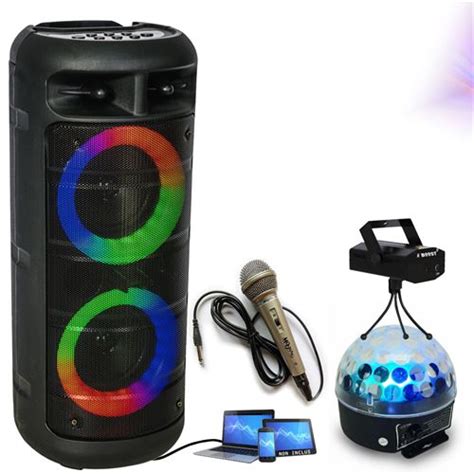 Enceinte Enfant Karaoke Portable Usb Bluetooth Party Alfa Avec