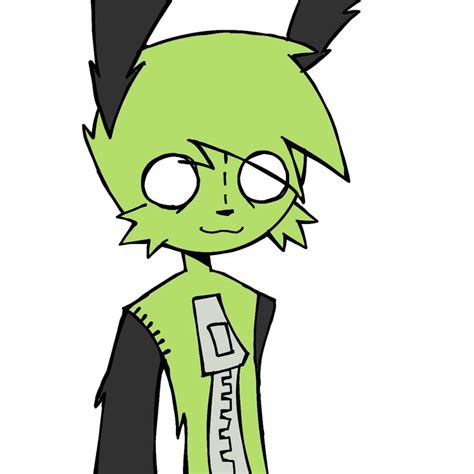 Gir Invader Zim Emo Scene En Dibujos Bonitos Bocetos Bonitos