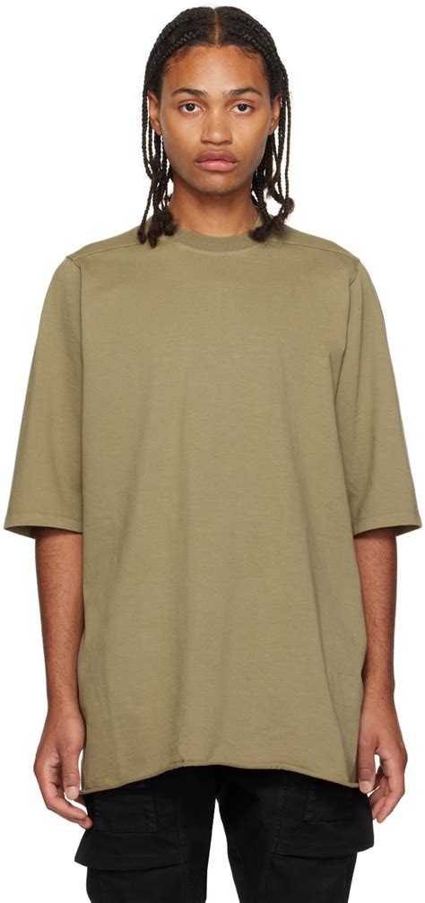 Rick Owens Drkshdw Green Luxor Jumbo Ss T Shirt Ssense