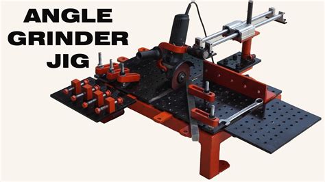 Awesome Angle Grinder Sliding Jig With Clamping Fixture Only A Few