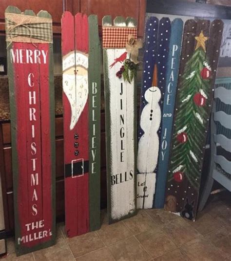 Cute Christmas Pallet Painting Ideas Homemydesign