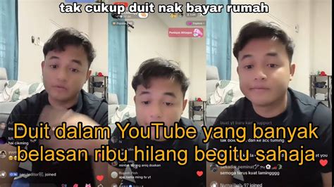 AI LAMING KECEWA YOUTUBE HILANG BUAT LIVE TIKTOK Mahu Focus Bernina