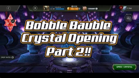 Bobble Bauble Crystal Opening Part 2 Marvel Contest Of Champions Mcoc Youtube