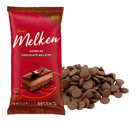 Chocolate Nobre Em Gotas Ao Leite 2kg Melken Harald OLIST