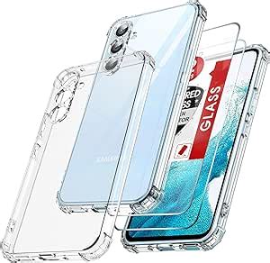 LeYi Cover Per Samsung Galaxy A54 5G Con 2 Vetro Temperato Custodia