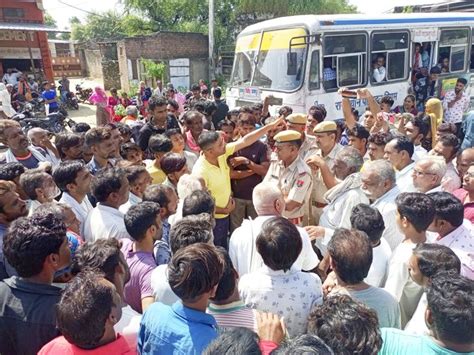 Angry Villagers Jammed Demanding To Build Both More Service Lines Opened After Assurance कार