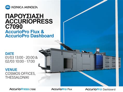 AccurioPress C7090 Demonstration KONICA MINOLTA