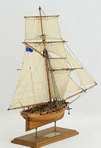 Different types of historic model ships for sale