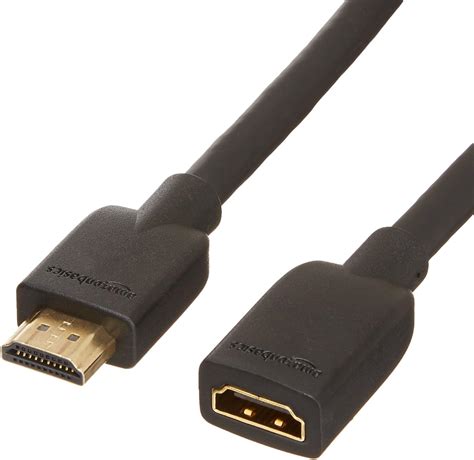 Amazon Basics High Speed Male To Female Hdmi Extension Cable 6 Feet