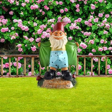 Statue Dr Le De Nain De Jardin Coquin D Corations De Jardin En