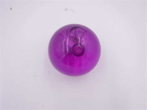 Lot Of 5 Super Sized Purple Bouncy Balls With Led Flashing Light Inside