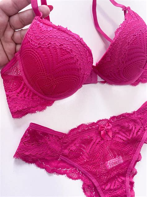 Conjunto Aro Inteiro Pink Conheça a Treacy Lingerie uma marca de