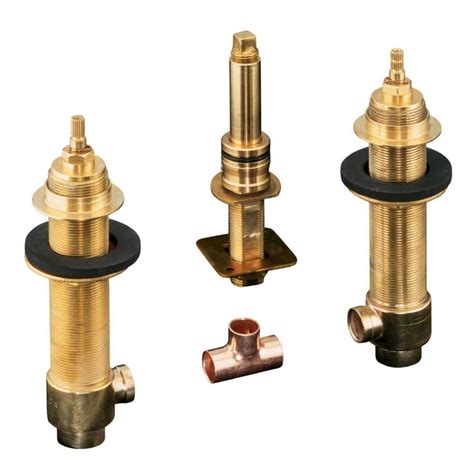 Shop Kohler 8 In L 12 In Brass Wall Faucet Valve At