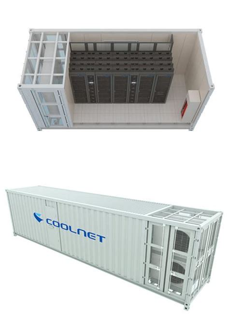 Integrated Prefabricated Modular Data Center With Power Cooling Ups