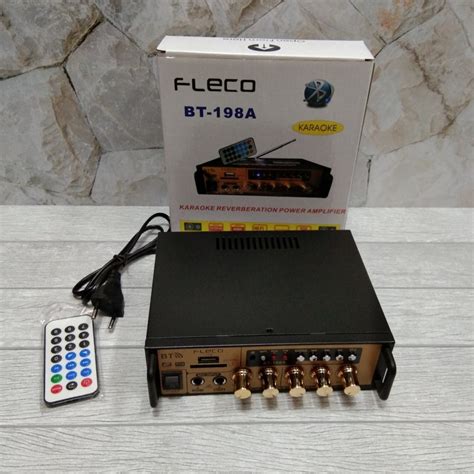 Jual Cod Power Amplifier Bluetooth Fleco Bt A Amplifier Fleco Bt