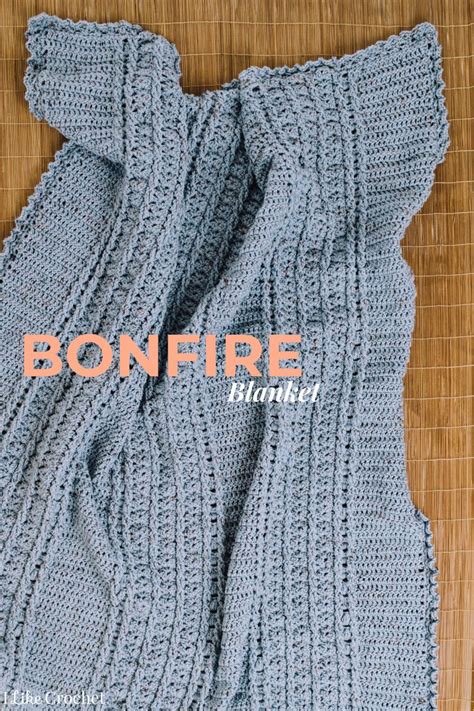 Bonfire Blanket Crochet Pattern Afghan Crochet Patterns Crochet