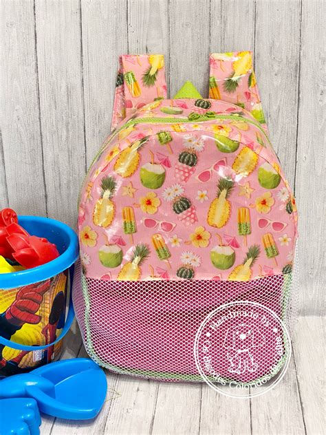 Mochila De Praia Frutas Osbigodescoloridosdacalita