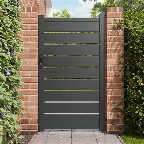 Madrid Pedestrian Aluminium Gate Garden Buildings Direct