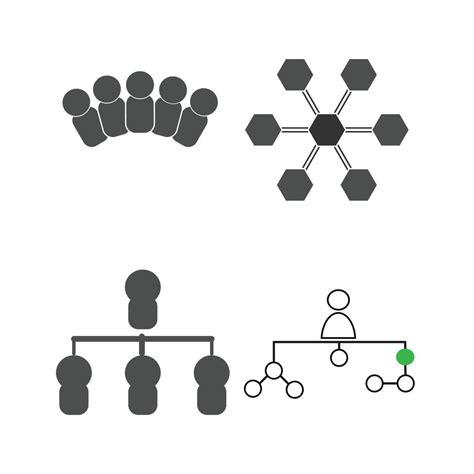 Organizational Structure Icon 21705831 Vector Art At Vecteezy