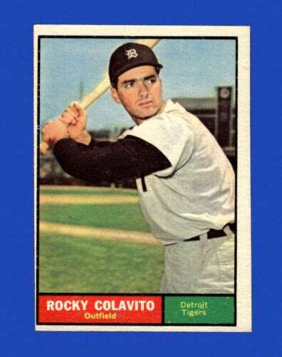 Topps Set Break Rocky Colavito Ex Exmint Gmcards Ebay