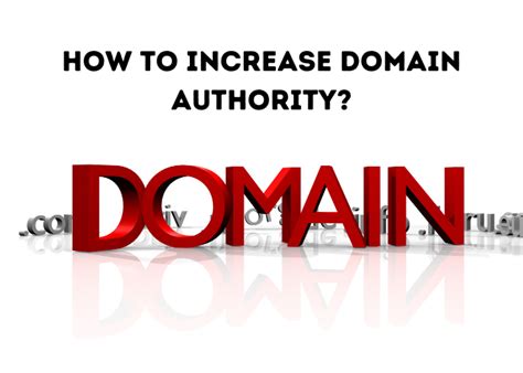 How To Increase Domain Authority Dma