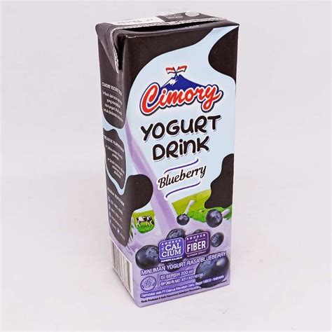 Jual CIMORY UHT YOGHURT DRINK BLUEBERRY 200 ML KARTON ISI 24 PCS Di