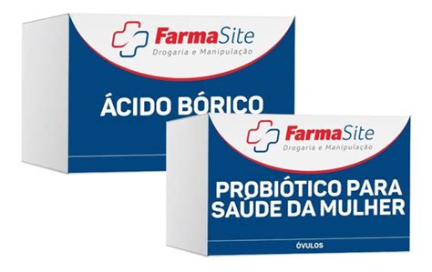 Kit Óvulos Ácido Bórico 600mg Óvulos Saúde Da Mulher Parcelamento