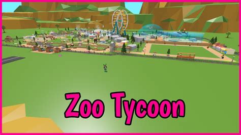 I Built The Biggest Zoo In Roblox Zoo Tycoon Youtube