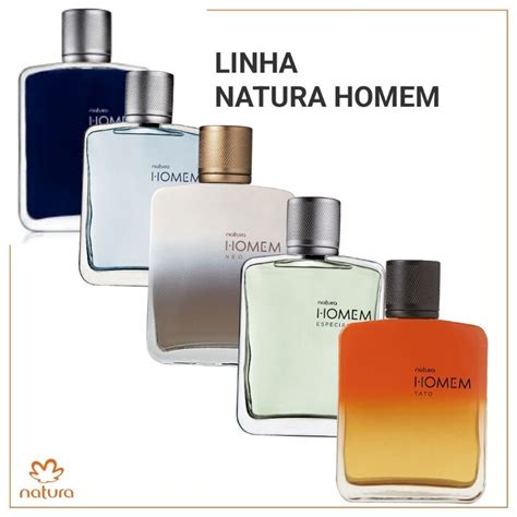 Perfume colônia Linha Natura Homem Masculino 100ml Shopee Brasil