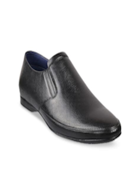 Buy Mochi Men Black Solid Leather Formal Slip On Formal Shoes For Men 16048540 Myntra